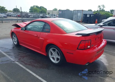 2002 Ford Mustang Gt из США, поврежденный, VIN 1FAFP42X32F161388